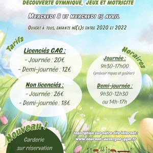 INSCRIPTION BABY PRINTEMPS – Enfants né(e)s entre 2020 et 2022